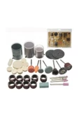 105 Parça Taşlama Zımpara Dremel Gravür Oyma Aksesuar Set - 1