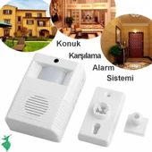 Kablosuz Hareket Sensörlü Konuk Karşılama Kapı Alarm Sistemi Seti - 5