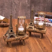 Eyfel Kulesi Paris Ahşap Kum Saati - 2
