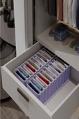 11 Bölmeli Dolap ve Çekmece Içi Düzenleyici Akordiyon Organizer M-00500 (3 Adet) 00517 - 1