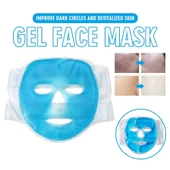 Jel Buz Paketi Yüz Maskesi Baş Ağrısı Yastık Kozmetik Maske + Çift Taraflı Cilt Fırçası - 6