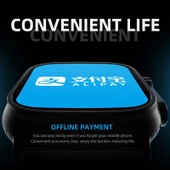 Watch 8 Hw8 Ultra Adventure 2.02inc Siri Nfc Bluetooth Arama Ios Android Uyumlu Akıllı Saat - 3