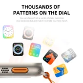 Hw8 Ultra Çift Kordon 49mm - Siri Nfc Bluetooth Arama Konuşma - İos & Android Uyumlu Akıllı Saat - 5