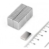 N35 15x10x1.5 Mm Neodyum Mıknatıs 100 Adet, Köşeli, Nikel Kaplamalı Kaliteli ve Dayanıklı Ürün - 2