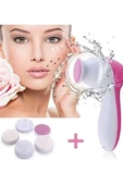 Pilli Yüz Cilt Temizleme Cihazı Siyah Nokta Peeling Fırça Seti Vücut Yüz Bakımı Masaj Aleti - 9