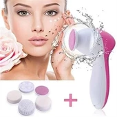 Pilli Yüz Cilt Temizleme Cihazı Siyah Nokta Peeling Fırça Seti Vücut Yüz Bakımı Masaj Aleti - 1