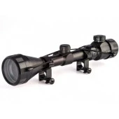 3-9x50  Zoomlu Keskin Nişancı Dürbünü Kırmızı,yeşil İşik Tüfek çelik Gövde - 3