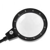 -12 Led Clipslı Işıklı Büyüteç,işıklı Masa Lambası çalışma Lambası - 2
