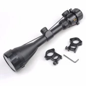3-9x56eg Tüfek Dürbünü çift Işık Kırmızı,yeşil Kaynaklı Zoomlu - 2
