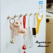 Valkyrie 10 Adet Neodyum Mıknatıs Askı Seti 14kg Taşıma Kanca Mutfak Buzdolabı Banyo Kapı Dolap Balkon Tekne - 8