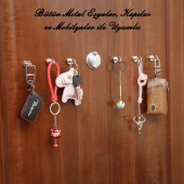 Valkyrie 10 Adet Neodyum Mıknatıs Askı Seti 14kg Taşıma Kanca Mutfak Buzdolabı Banyo Kapı Dolap Balkon Tekne - 10