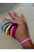 Lastik Saç Toka Bileklik Boy Ultra Esnek 15 Adet thumbnail 9