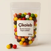 Çikoleb 250 g | Renkli Çikolata Kaplı Leblebi - 1