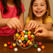 Çikoleb 1 kg Renkli Çikolata Kaplı Leblebi - 2
