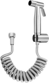 Valkyrie Paslanmaz Çelik Tuvalet Musluk Lavabo Bide Seti Kademeli Jet Püskürtme Spiral Hortum Kolay Montaj - 1