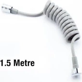 Valkyrie Paslanmaz Çelik Tuvalet Musluk Lavabo Bide Seti Kademeli Jet Püskürtme Spiral Hortum Kolay Montaj - 10