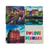 Danimarka Temalı Dörtlü Taş Magnet thumbnail 1