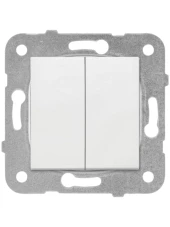 Viko Karre Komütatör Beyaz (Çerçeve Dahil) 90967002 (12 Adet) thumbnail 2