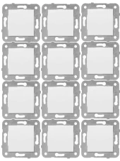 Viko Karre Anahtar Beyaz (Çerçeve Dahil) 90967001 (12 Adet) thumbnail 1