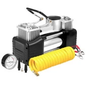 ARAÇ LASTİK ÇİFT PİSTONLU HAVA ŞİŞİRME KOMPRESÖRÜ POMPASI PROFESYONEL 150PSI 12 VOLT - 1