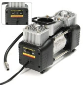 ARAÇ LASTİK ÇİFT PİSTONLU HAVA ŞİŞİRME KOMPRESÖRÜ POMPASI PROFESYONEL 150PSI 12 VOLT - 5