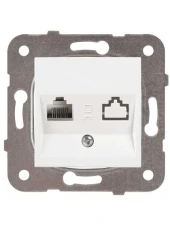 Viko Karre Tekli Nümeris Telefon Prizi Cat3 Beyaz (Çerçeve Dahil) 90967013 (12 Adet) thumbnail 2