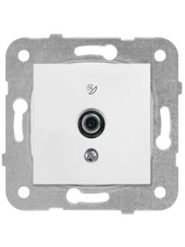 Viko Karre Uydu Prizi F Konnektörlü Sonlu Beyaz (Çerçeve Dahil) 90967009 (8 Adet) - 2