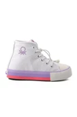 BENETTON BN-30651 BİLEK BOY KETEN SNEAKERS ÇOCUK  AYAKKABI - 1