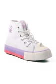 BENETTON BN-30651 BİLEK BOY KETEN SNEAKERS ÇOCUK  AYAKKABI - 4