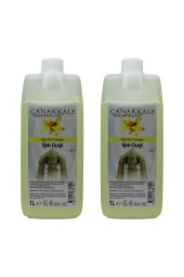 2 Adet İğde Çiçeği Kolonyası - Litrelik -(BİDON) Korumalı Kapak - Yeni Model - 2