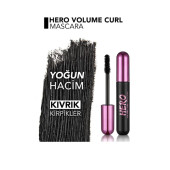 Flormar Hero Volume&Curl Mascara Yoğun Hacim Ve Kıvrım Veren Maskara - 6