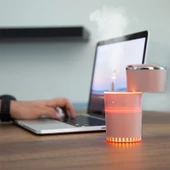 Lattice Ortam Nemlendirme ve Dezenfektan Buhar Makinesi (pembe) Usb - 1