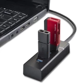 Çok Amaçlı 4 Port Girişli Güçlü Usb 3.0 Port Çoklayıcı Adaptör Switch Splitter Hub 1.2m Kablo - 3