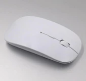 Ultra İnce Usb Bilgisayar Pc Dizüstü Masaüstü Kablosuz Mouse (beyaz) - 1