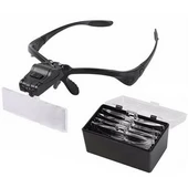 -Işıklı Gözlük Büyüteç - 5 Farklı Lens 9892B - 2
