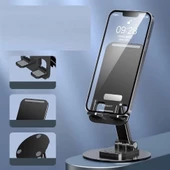 Pratik Katlanabilir Telefon Tutucu Stand Yuvarlak Tabanlı Mc-460 - 1