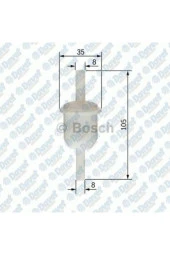 Bosch Yakıt Fıltresı Benzın Seffaf Unıversal Uyumlu - 2