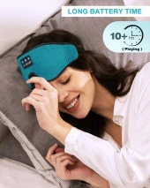 LC-dolida 3D Uyku Maskesi - Bluetooth Kablosuz Müzik - Mavi - 5