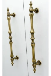 Gözde Antik Sarı Mobilya Dolap Mutfak Çekmece Kulpu 224 Mm 1 Adet - 5