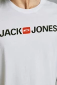 Jack Jones Logo Crew Neck Noos Erkek Tişört 12137126 thumbnail 5