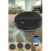 Kiwi Akıllı Robot Süpürge Islak Kuru Robot Vacuum Mop Kvc-4090 - 1