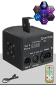 Quenlite QX-55 DMX MİNİ RGB Sahne Disko Led Işık Sese Duyarlı Otomatik Mod (16 ÇEŞİT DESEN) - 2