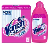 Vanish Kosla Tül Temizleyici 2'li Toz 450gr + Parlatıcı 450ml - 2