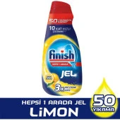 Finish HepsiBirArada Konsantre Jel 1000ml Limon Bulaşık Deterjanı - 1