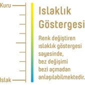 Pure Baby Organik Pamuklu Cırtlı Bez 3'Lü Paket 2 Numara Mini 204 Adet - 2
