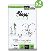 Sleepy Natural Süper Paket Bebek Bezi 3 Numara Midi 112 Adet - 2