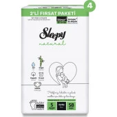Sleepy Natural 2'li Mega Fırsat Paketi Bebek Bezi 5 Numara Junior 232 Adet - 2