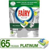 Fairy Platinum Bulaşık Makinesi Deterjanı Kapsülü Limon Kokulu 65 Yıkama - 1