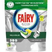 Fairy Platinum Bulaşık Makinesi Deterjanı Kapsülü Limon Kokulu 65 Yıkama - 2