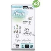 Sleepy Bio Natural Avantajlı Paket Bebek Bezi 4 Numara Maxi 144 Adet thumbnail 2